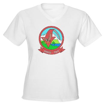 MMHS364 - A01 - 04 - Marine Medium Helicopter Squadron 364 - Women's V-Neck T-Shirt